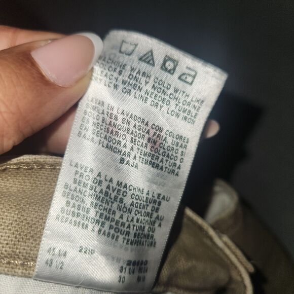 Wrangler Cargo Pants Men's 42x30 Tan Light Wash Straight Leg Cargo Pants - Picture 6 of 7